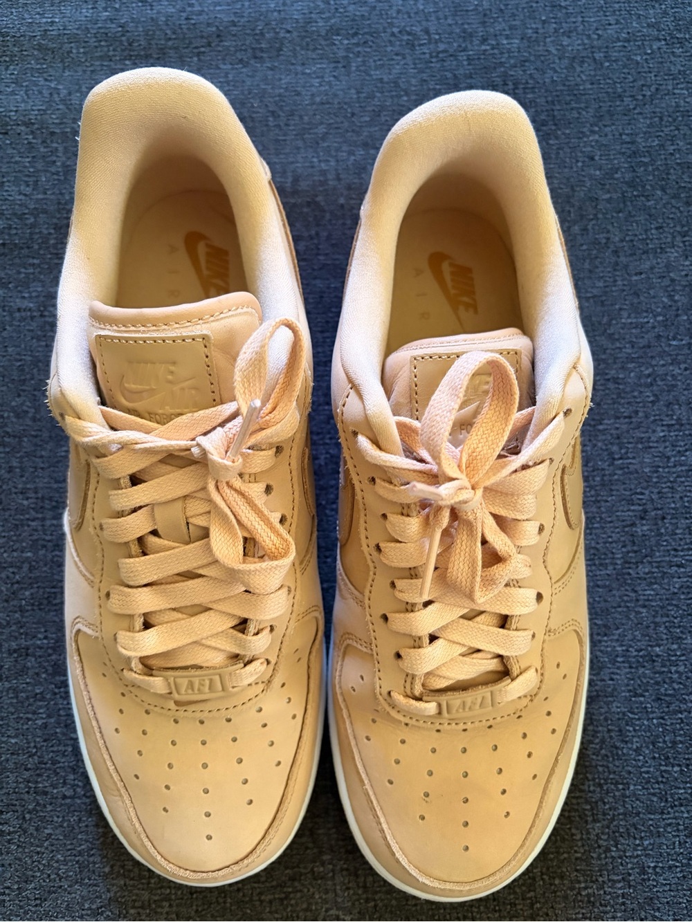Nike Women’s Air Force 1 - Beige/Tan Leather